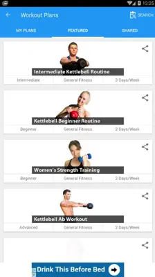 JEFIT android App screenshot 1